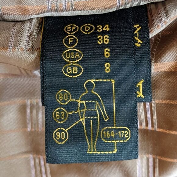 NWT Friitala Water Free Leather Jacket Size 6 - Picture 6 of 8